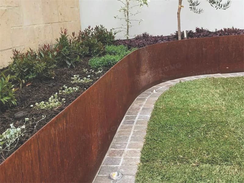 economic and durable corten steel garden gate For Municipal Projects